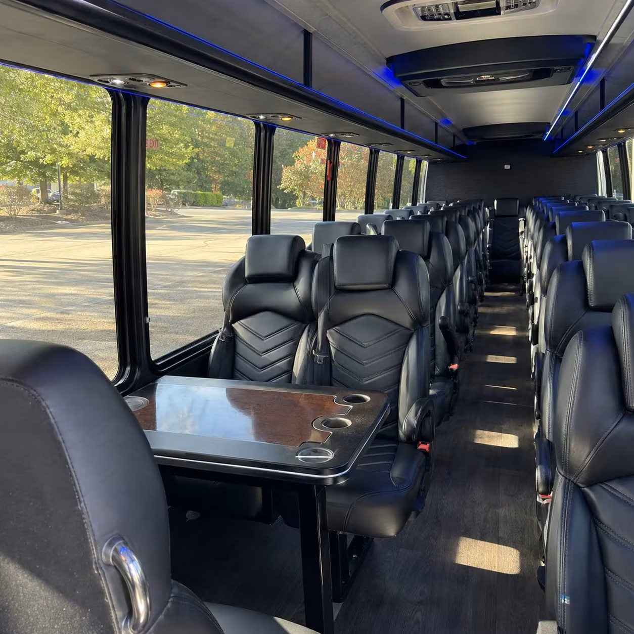 30 passenger minibus inside