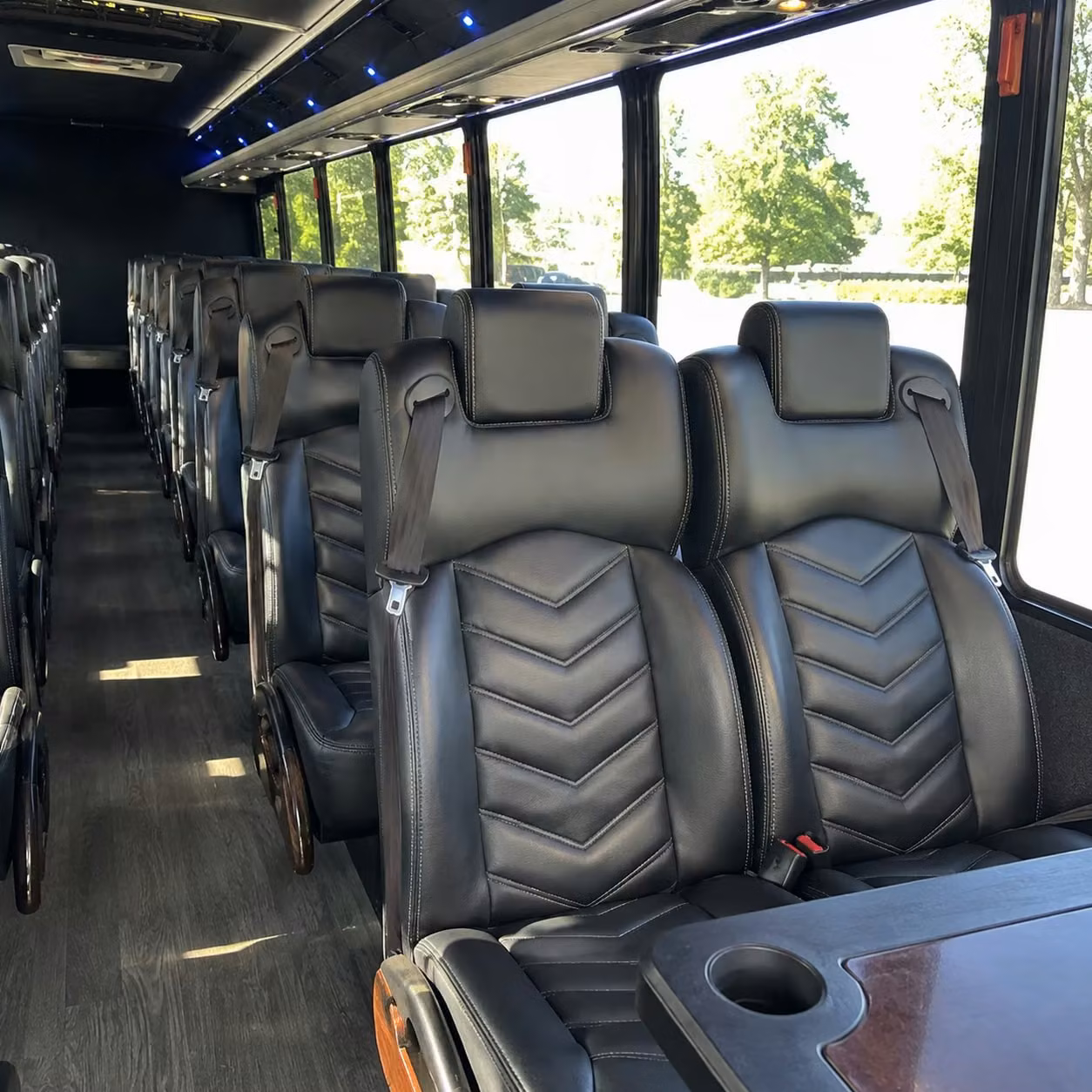 35 passenger minibus inside