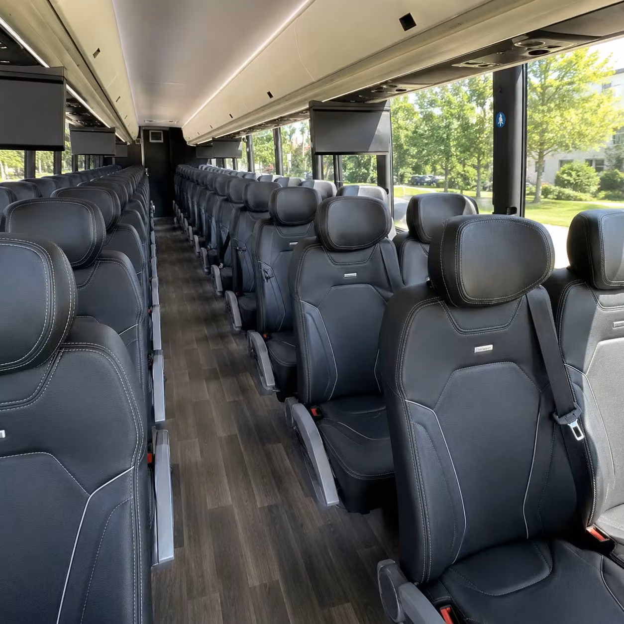 dallas airport transfer charter bus rentals