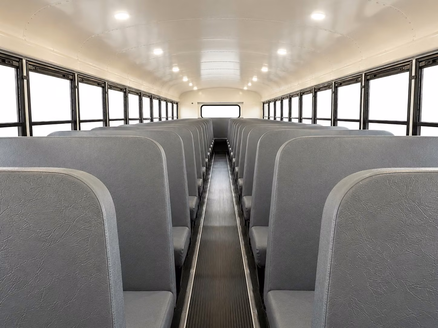 school bus inside