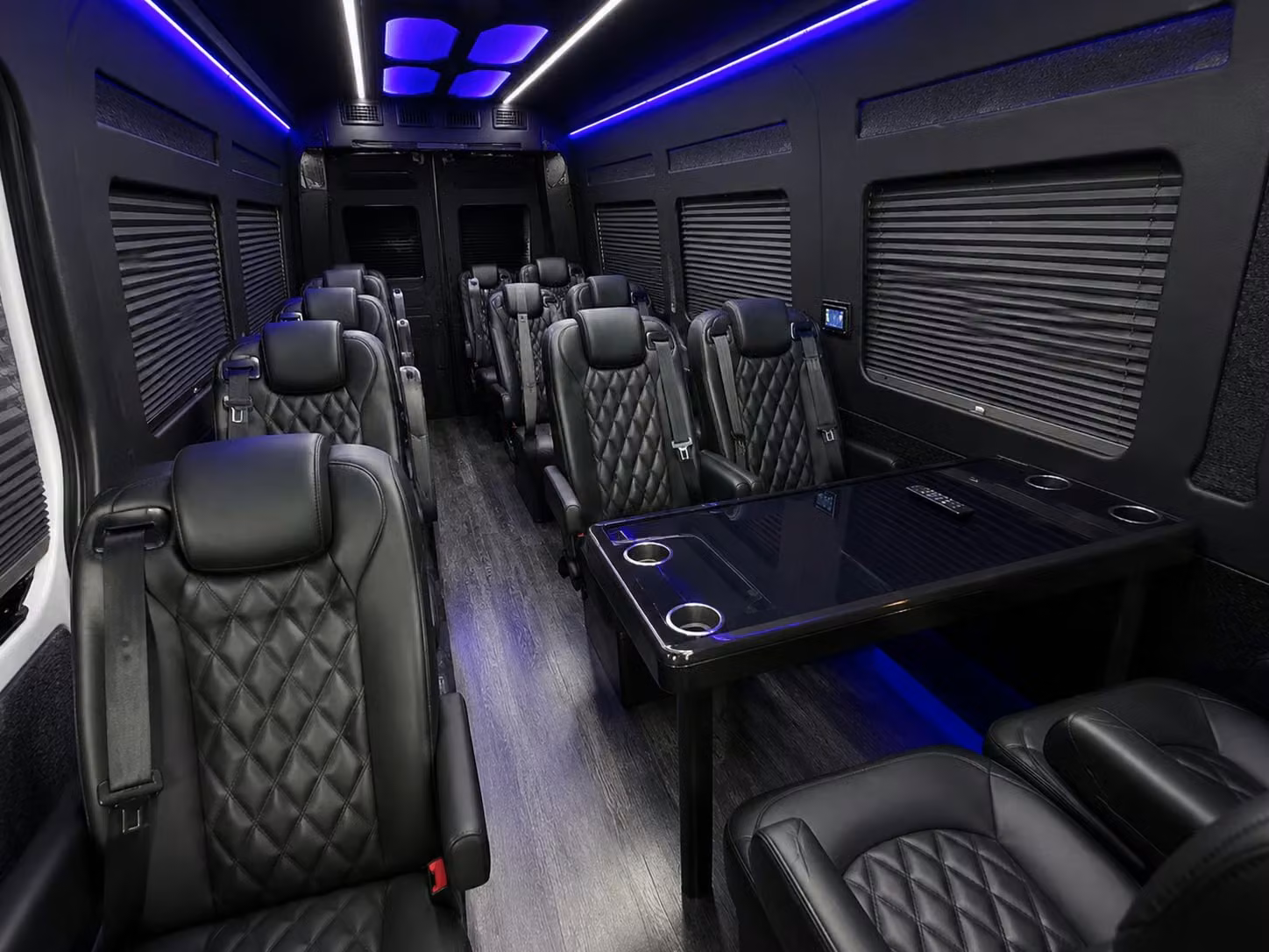sprinter van with driver inside