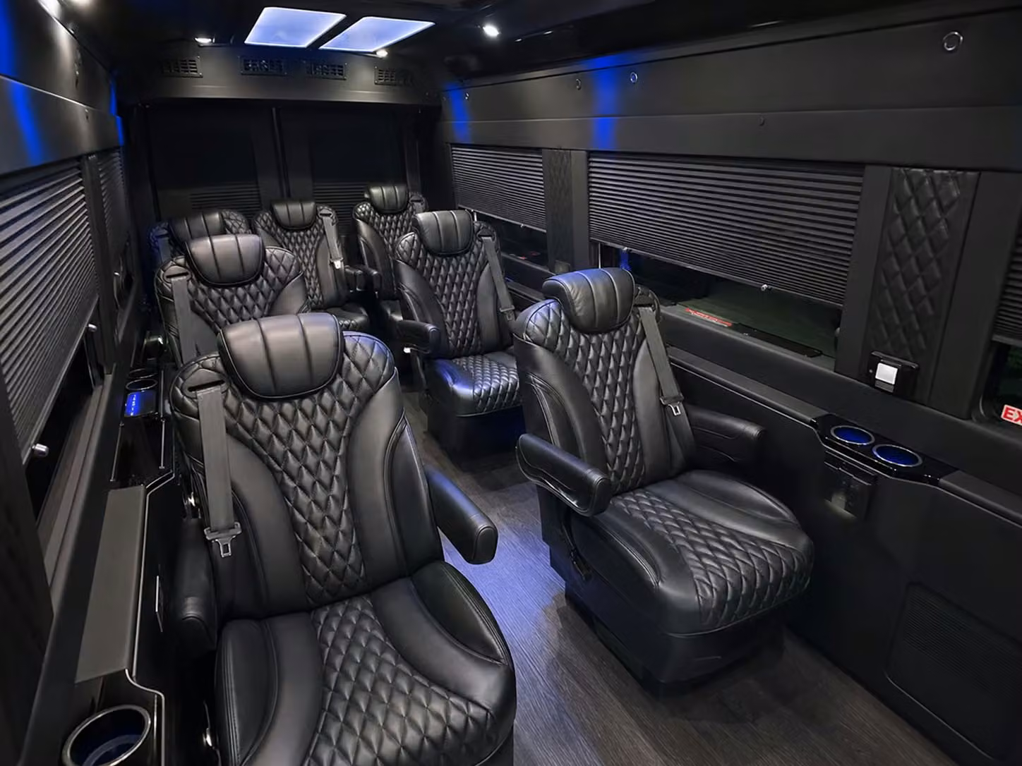 sprinter van with driver interior